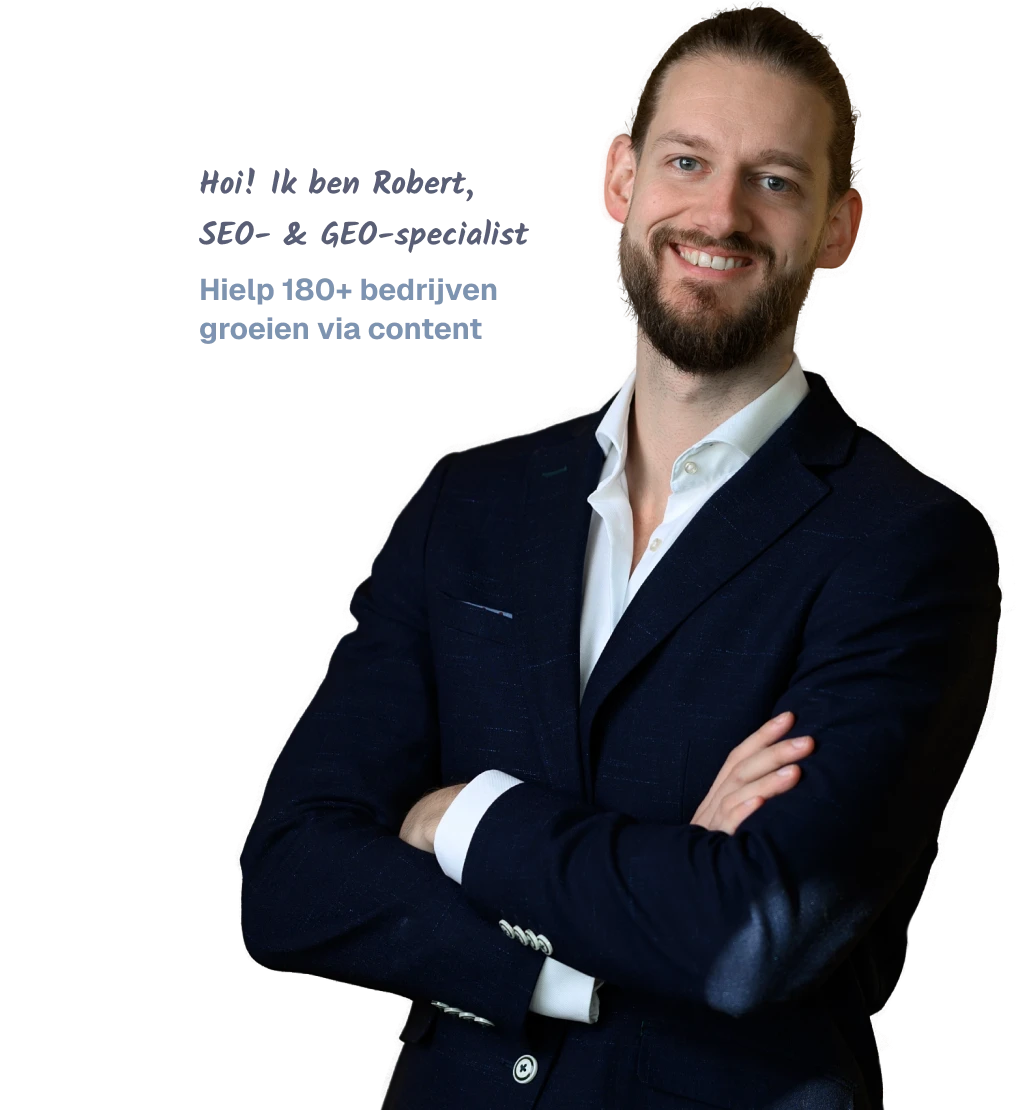 Robert Tjalsma tekstschrijver, copywriter, SEO- & GEO-specialist
